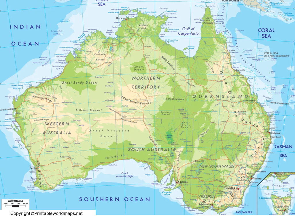 Australia Mountains Map – Map of Australia Mountains 2 Australia Mountains Map