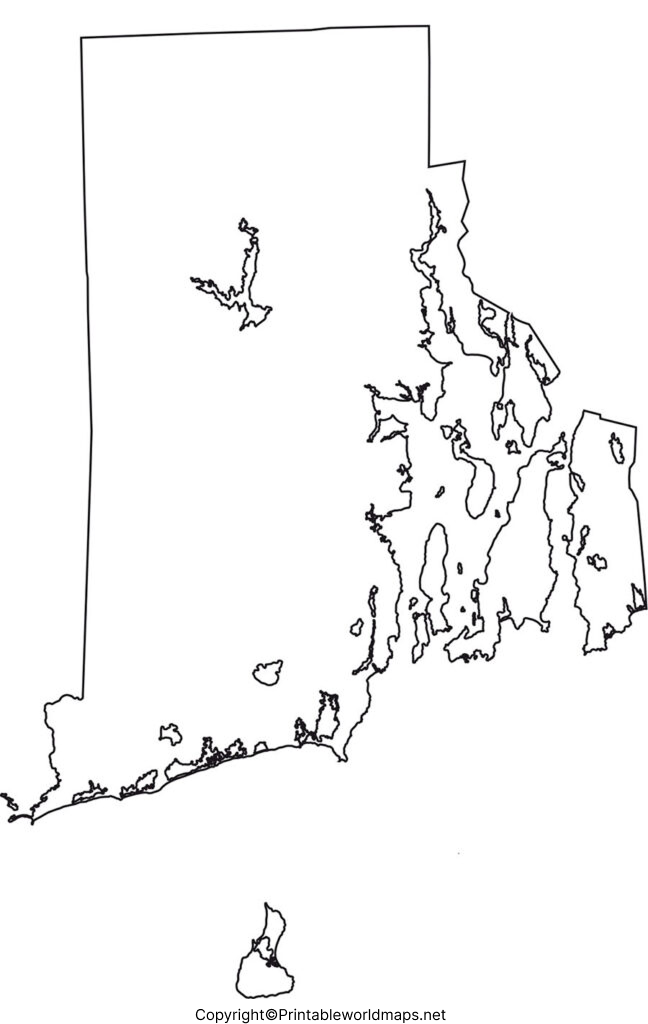Printable Blank Map of Rhode Island – Outline, PNG map 5 Blank Map of Rhode Island for Practice Worksheet 648x1024 1