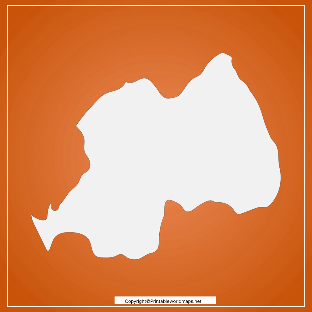 Printable Blank Map of Tanzania – Outline, Transparent map 2 Blank Map of Tanzania 1024x1024 1