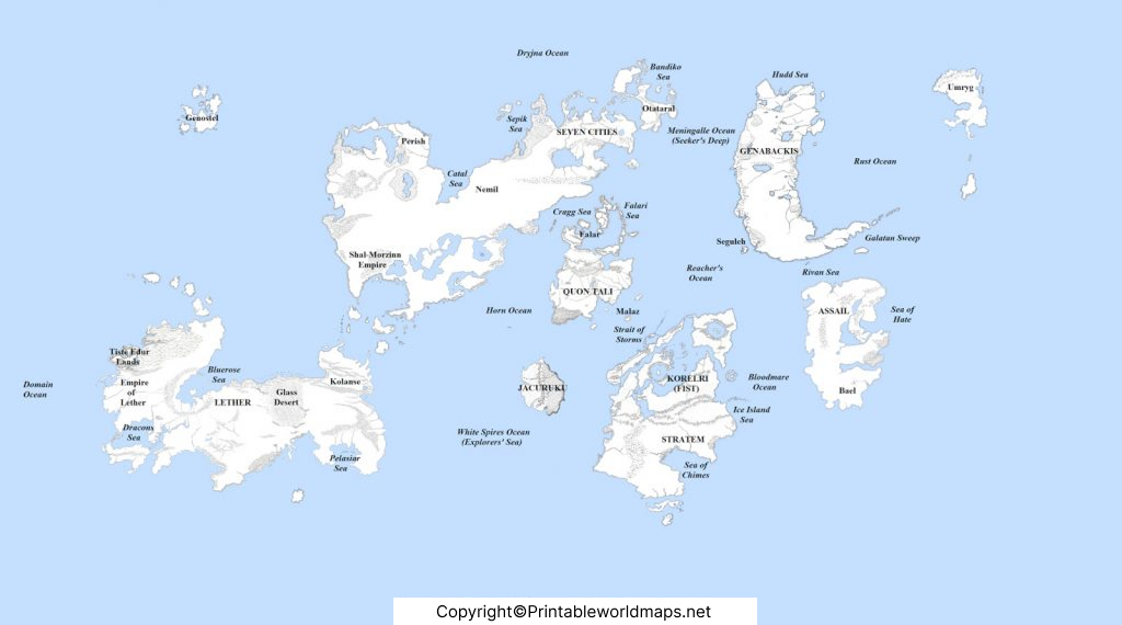 Malazan World Map | Malazan Map High Resolution 6 Malazan World Map 1024x570 1
