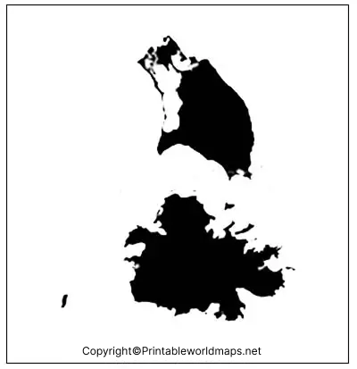 Map of Antigua and Barbuda Practice Worksheet