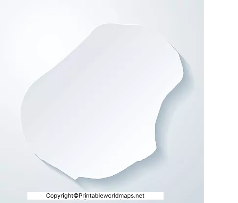 Printable Blank Map of Nauru – Outline, Transparent, PNG map 5 Map of Nauru for Practice Worksheet