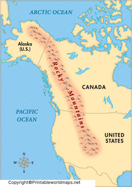 North America Mountains Map | Map of North America Mountains 5 Map of North America Mountains Physical 1
