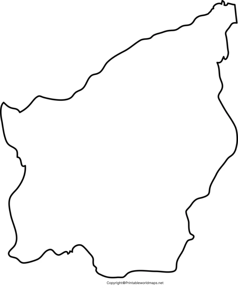 Map of San Marino for Practice Worksheet