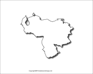 Map of Venezuela Practice Worksheet