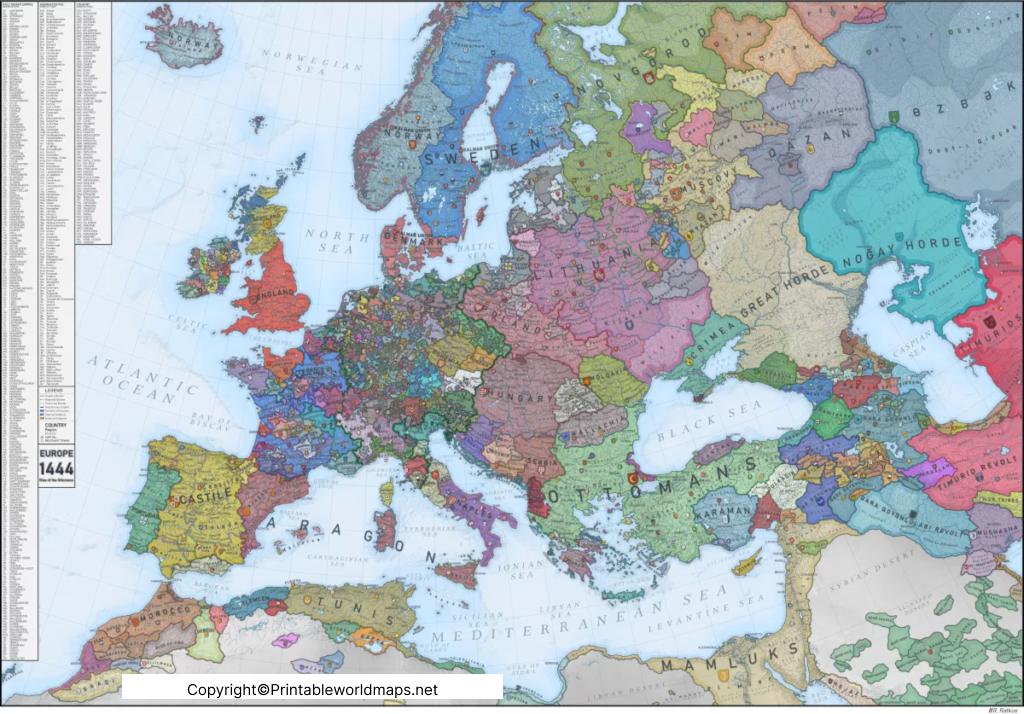 Medieval World Map Poster | Medieval Islamic World Map 2 Medieval World Map Poster