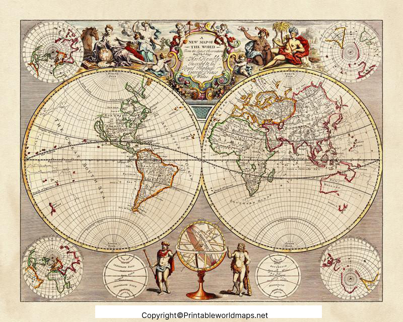 Medieval World Map Poster | Medieval Islamic World Map 7 Medieval World Map printable