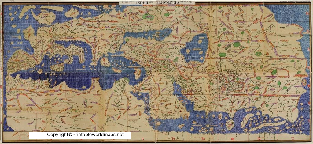 Medieval World Map Poster | Medieval Islamic World Map 5 Medieval World MapS 1024x470 1