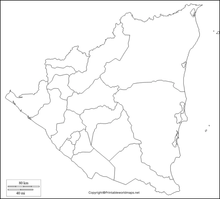 Nicaragua Map Practice Worksheet