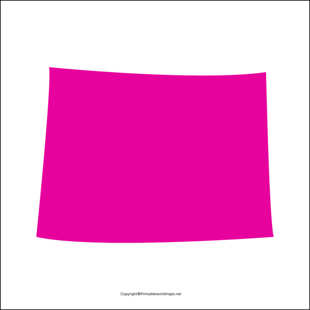 Printable Blank Map of Colorado- Outline, Transparent Map 2 Printable Blank Map of Colorado 1024x1024 1