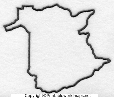 Printable Blank Map of New Brunswick – Outline, PNG Map 3 Printable Map of New Brunswick
