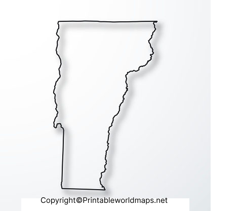 Printable Map of Vermont