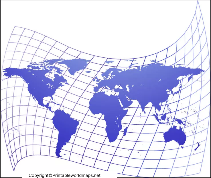 Undistorted World Map | Proportionally Accurate World Map 5 Printable Map of World Undistorted