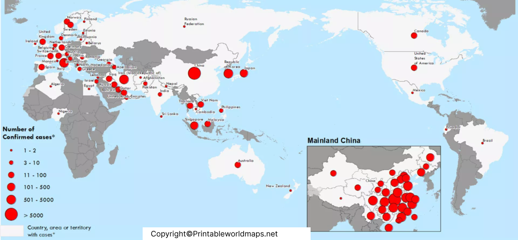 Printable World Coronavirus Map