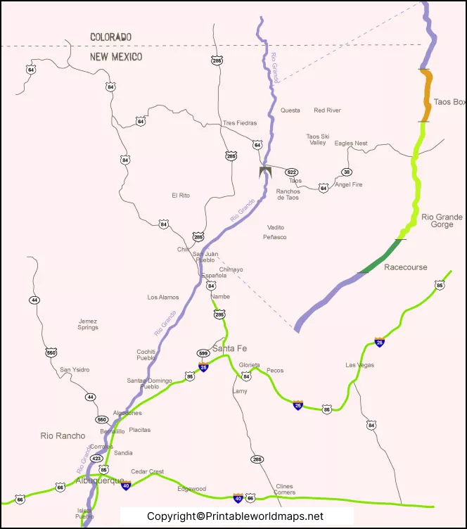 Rio Grande River Map | US Map of Rio Grand River 4 Rio Grande River Texas Map