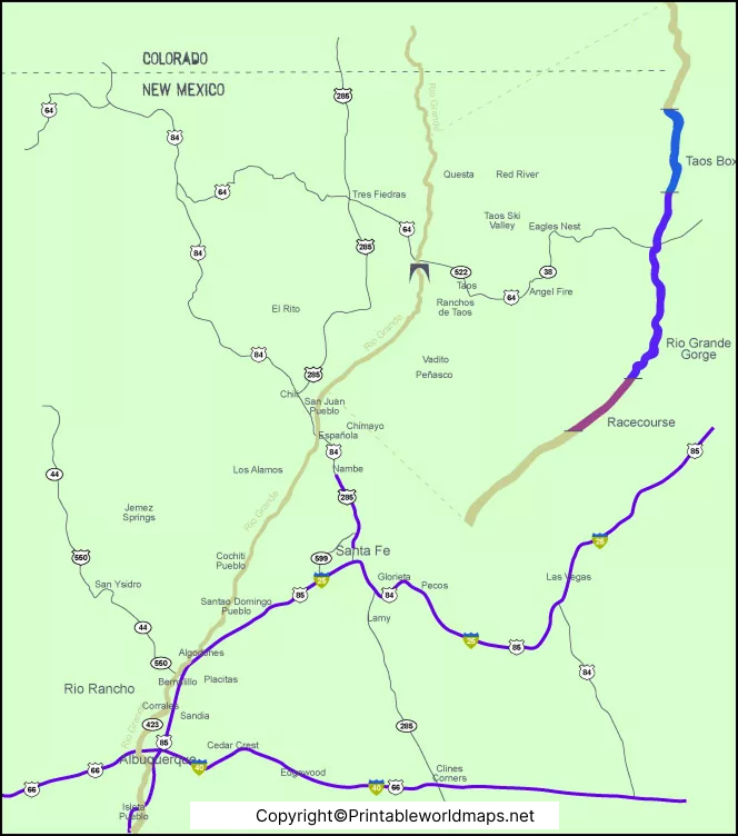 Rio Grande River Map | US Map of Rio Grand River 3 Rio Grande River on US map