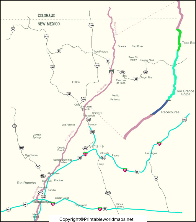 Rio Grande River Map | US Map of Rio Grand River 5 Rio Grande River on World Map