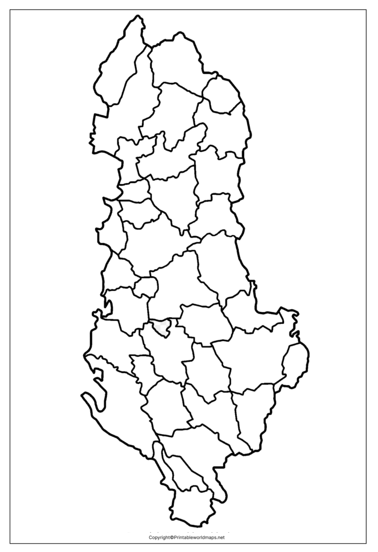 Transparent PNG Albania Map