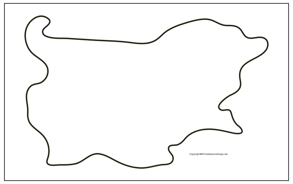 Transparent PNG Bulgaria Map EN 1 2