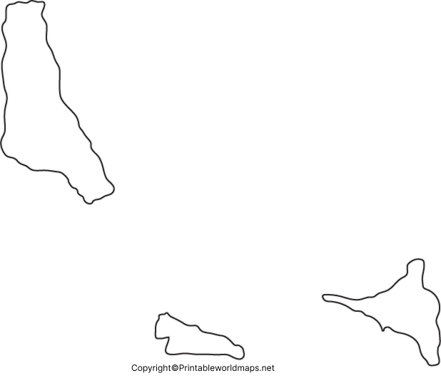 Printable Blank Map of Comoros- Outline, Transparent, PNG map 4 Transparent PNG Comoros Map 2
