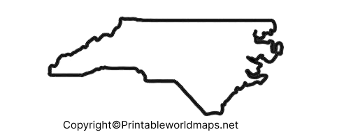 Printable Blank Map of North Carolina – Outline, PNG map 8 Transparent PNG North Carolina Map 2