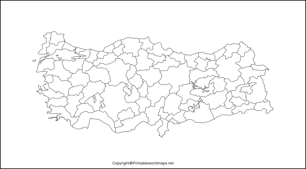 Transparent PNG Turkey Map 2