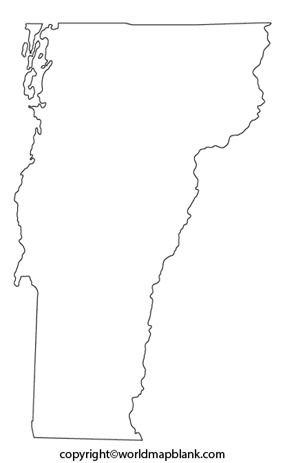 Transparent PNG Vermont Map