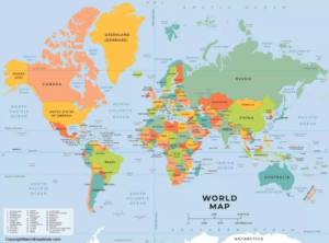Political World Map – Printable Map of the World [PDF] - Printable ...