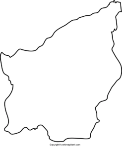 Printable Blank Map of Slovenia – Outline, Transparent, PNG map ...